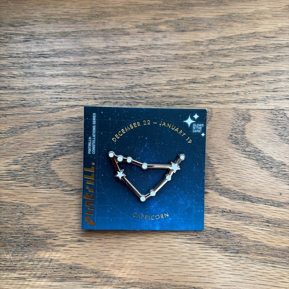Accessories - Capricorn Constellation Enamel Pin